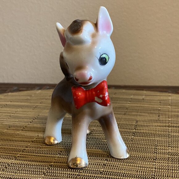 Vintage Ceramic Donkey Figurine, Made in Japan - Picture 2 of 8